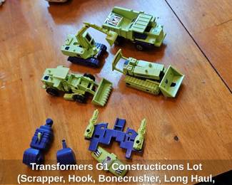 Transformers G Constructicons Lot Scrapper, Hook, Bonecrusher, Long Haul, Scavenger second image