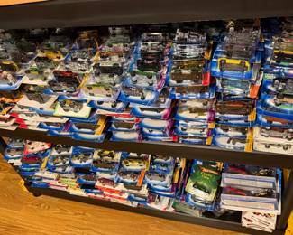 Thousands of Hot Wheels new in boxes!