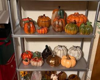 Pumpkins and fall decor