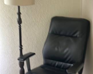Office Chair and Lamp