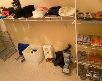 Shoes, hats etc