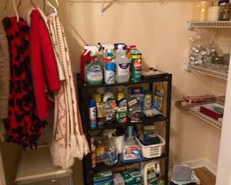 Cleaning, blankets, candles, etc.