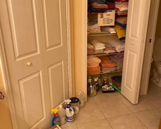 Linens and cleaning and personal care 