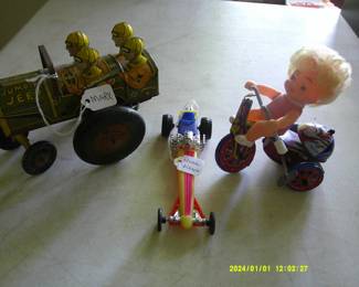 Tin Marx Jumpin Jeep Toy