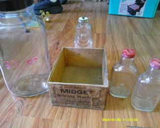 Vintage Glass Bottle Banks