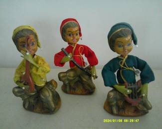 Vintage elf figurines