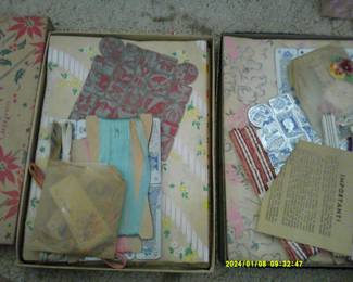 Vintage Wrapping Paper in Box