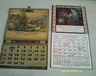 Vintage Advertising Calendars Leavenworth, KS