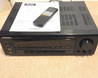 Lot #186 - Pioneer VSX-453 Audio/Video Stereo Receiver with Remote & Manual - Dolby Surround Pro Logic