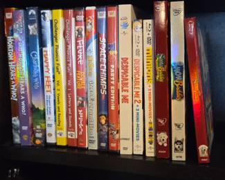 Lot #187 - Animated DVD Collection Featuring Despicable Me, Space Chimps, Horton Hears a Who & More