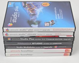 Lot #30 - Pinnacle Studio & ScoreFitter Video Editing Software Collection Upgrade Bundle