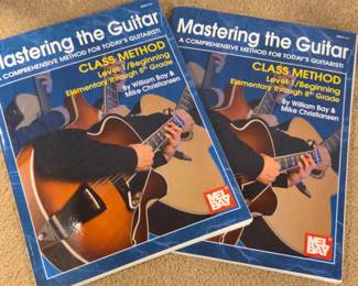 Lot #93 - Mel Bay Mastering the Guitar Class Method Level 1 Book by William Bay & Mike Christiansen
