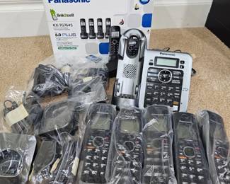 Lot #11 - Panasonic Link2Cell 6.0 Plus Cordless Phone System with Bluetooth and Multiple Handsets