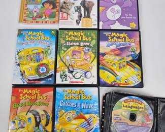 Lot #99 - Preschool & Early Elementary DVDs and CDs Including The Magic School Bus