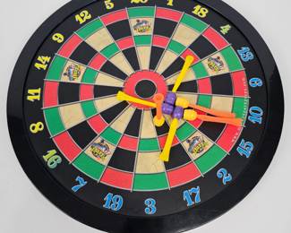 Lot #104 - Marky Sparky Magnetic Dart Board Game Set with Soft Tip Darts