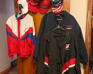 Firestone jackets and hats