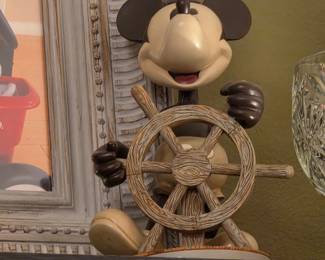 Disney Mickey Mouse Steamboat Willie Ships Wheel Wall Decor
