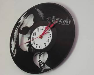 Tom Petty and the Heartbreakers Vinyl Record Clock