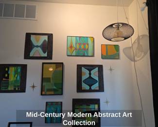 MidCentury Modern Abstract Art Collection