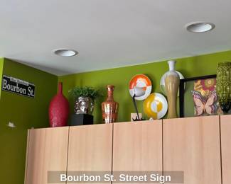 Bourbon St. Street Sign