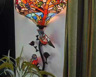 Tiffany Studios Dragonfly Leaded Glass Lamp