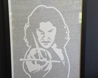 Princess Bride Inigo Montoya Calligram Portrait