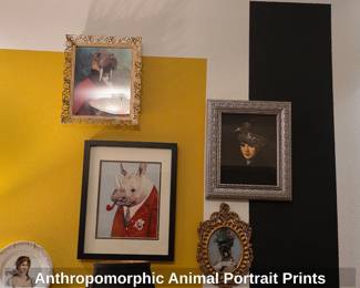Anthropomorphic Animal Portrait Prints