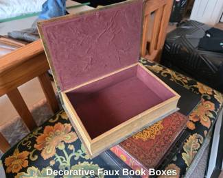 Decorative Faux Book Boxes