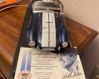 Signed by Carrol Shelby 