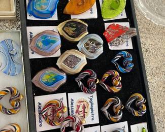 Murano/Tagliapiertra glass pendants