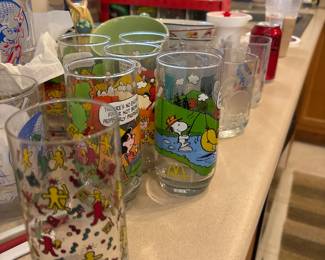 Vintage glassware