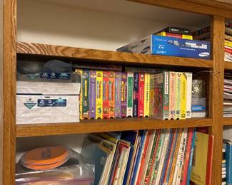 VHS, children's books, printing paper
