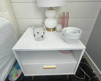 table lamp & night stand