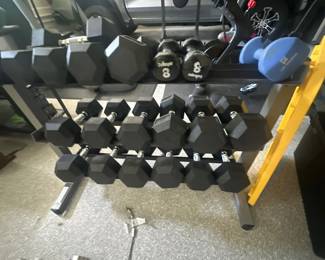Weight set & rack