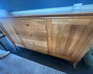 Teak side cabinet