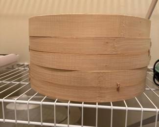 Bamboo steamer set