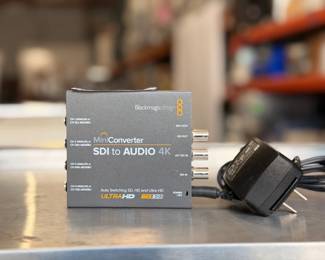 Blackmagic Design Mini Converter SDI to Audio 4K w/ Power Supply