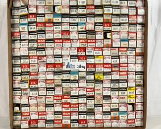 250+ Vacuum Tube Lot - 35LR6, 6HV5A, 6JD5 - RCA, GE, Sylvania TV/Audio/Ham