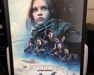 Star Wars Rogue One (2016) Original Theatrical Poster, Framed