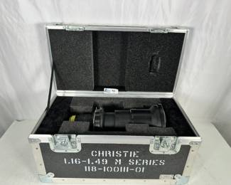Christie ILS Lens 0.73:1 SX+ / 0.67:1 HD 0.95" 118-100110-XX w/ Road Case