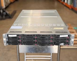 Supermicro 6028TP-HTFR 2U 4-Node Server 8x E5-2680 v3 12x LFF