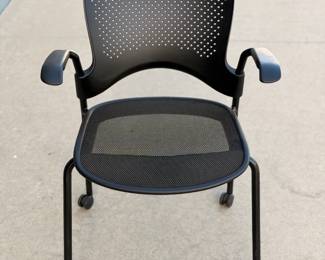 Herman Miller Caper Multipurpose Chair Mobile w/ Wheels Black