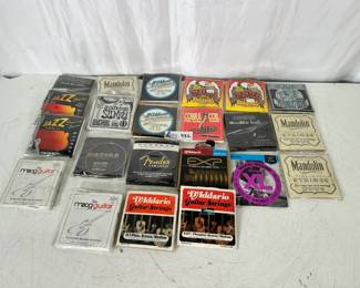 Lot of D'Addario Dean Markley Fender Misc Electric & Acoustic Guitar String