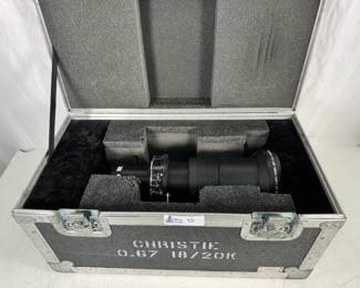 Christie ILS Lens 0.73:1 SX+ / 0.67:1 HD 0.95" 118-100110-XX w/ Road Case