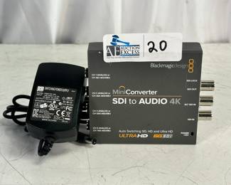 Blackmagic Design Mini Converter SDI to Audio 4K w/ Power Supply