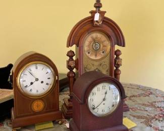 More mantle clocks- great way to start your collection