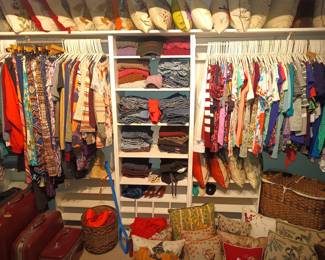 Pillows and clothing