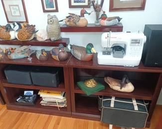Singer sewing machine, Infinity speakers and duck duck owl.
