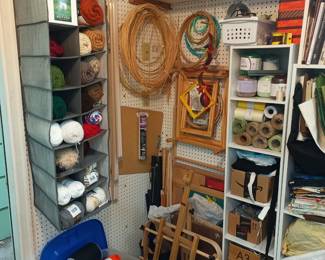 And yarn.  And hoops