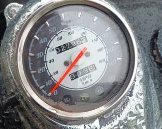 Yamaha motorcycle odometer